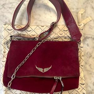 Zadig & Voltaire Rocky Suede Bag Cross Body Excellent Condition W/ dust bag